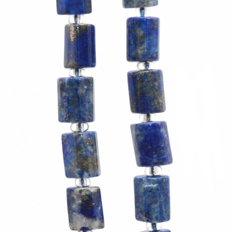Lapislazzuli colonna 9x6.5 mm circa conf. 5 pz (colo-px3) - pietreeminuterie.com