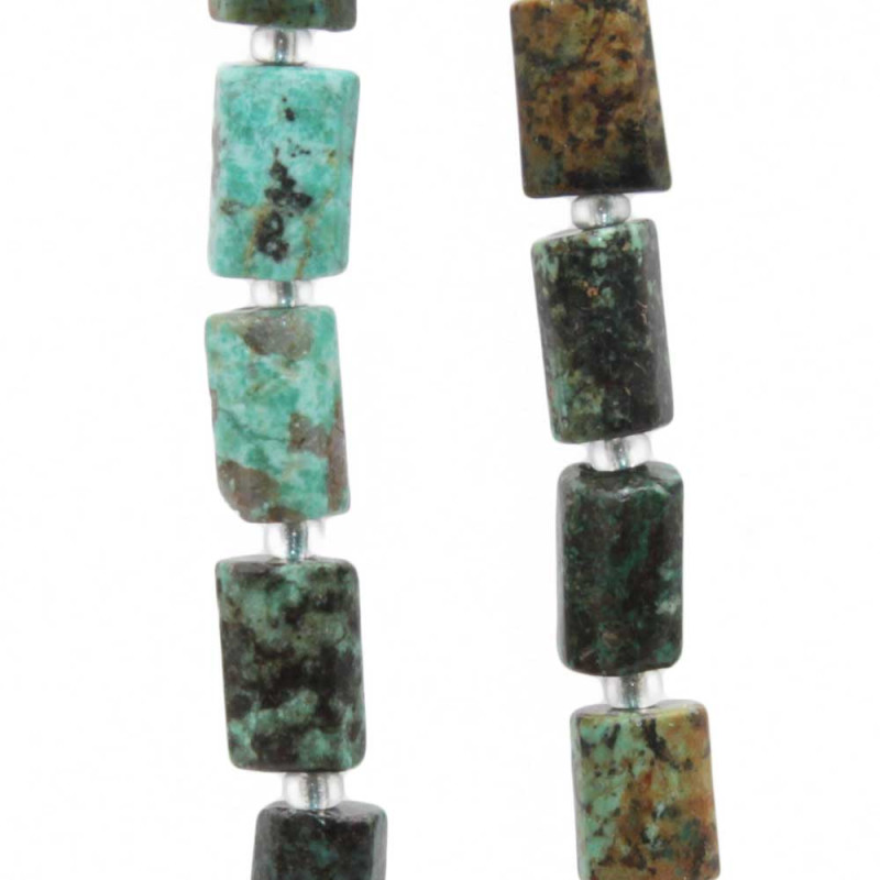 Turchese africano colonna 9x6.5 mm circa conf. 5 pz (colo-px355) - pietreeminuterie.com