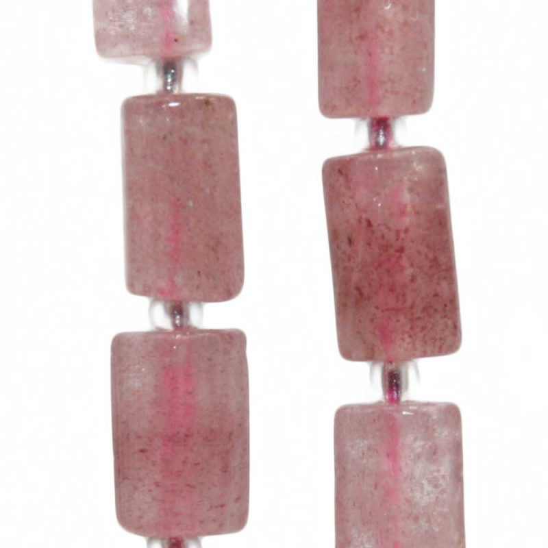 Giada Rubino colonna 9x6.5 mm circa conf. 5 pz (colo-px01) - pietreeminuterie.com