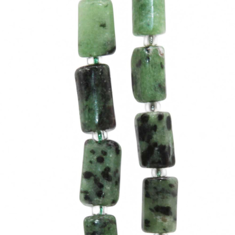 Rubizoisite colonna 9x6.5 mm circa conf. 5 pz (colo-pgt3) - pietreeminuterie.com