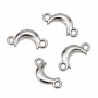 Connettori in acciaio luna 10 mm conf. 10 pz