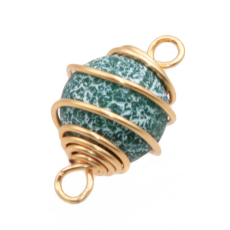 Connettore con agata fuoco finitura oro 20 mm conf. 1 pz - rr-08882 - pietreeminuterie.com Connettore con agata fuoco finitura oro 20 mm conf. 1 pz (rr-08882) - pietreeminuterie.com