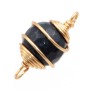 Connettore con madrepora finitura oro 20 mm conf. 1 pz
