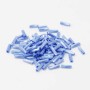 Perline vetro tubicino azzurro 6x2 mm conf. 5 GR (circa 150 pz)