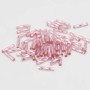 Perline vetro tubicino rosa 7x2 mm conf. 5 GR (circa 150 pz)