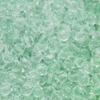 Perline mezzi cristalli acquamarina sfac. 4 mm A++ conf. 20 GR circa 200 pz Perline mezzi cristalli acquamarina sfac. 4 mm A++ conf. 20 GR circa 200 pz