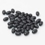 Perline in vetro Chicco di riso 7x4 mm nero conf. 20 GR (circa 90 pz)