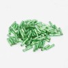 Perline vetro tubicino verde 10x2 mm conf. 5 GR (circa 150 pz) Perline vetro tubicino verde 10x2 mm conf. 5 GR (circa 150 pz)