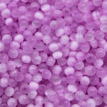 Perline occhi di gatto rosa 4 mm A++ quality conf. 30 GR 300 pz circa