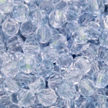 Perline mezzi cristalli celesti sfac. 4 mm A++ conf. 20 GR circa 200 pz