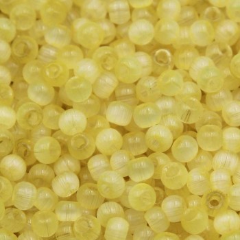 Perline occhi di gatto canarino 4 mm A++ quality conf. 30 GR 300 pz circa