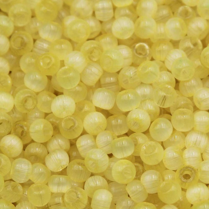 Perline occhi di gatto canarino 4 mm A++ quality conf. 30 GR 300 pz circa