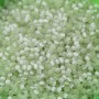 Perline occhi di gatto verde pallido 4 mm A++ quality conf. 30 GR 300 pz circa