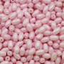 Perline in vetro Chicco di riso 7x4 mm pink conf. 20 GR (circa 90 pz)