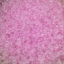 Perline in vetro tonde rosa sfac. conf. 20 GR circa 200 pz