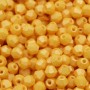 Bicono gialli pastello in vetro 4x3 mm conf. 10 gr (125 perline circa)