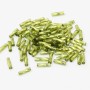Perline vetro tubicino oliva 6x2 mm conf. 5 GR (circa 150 pz)