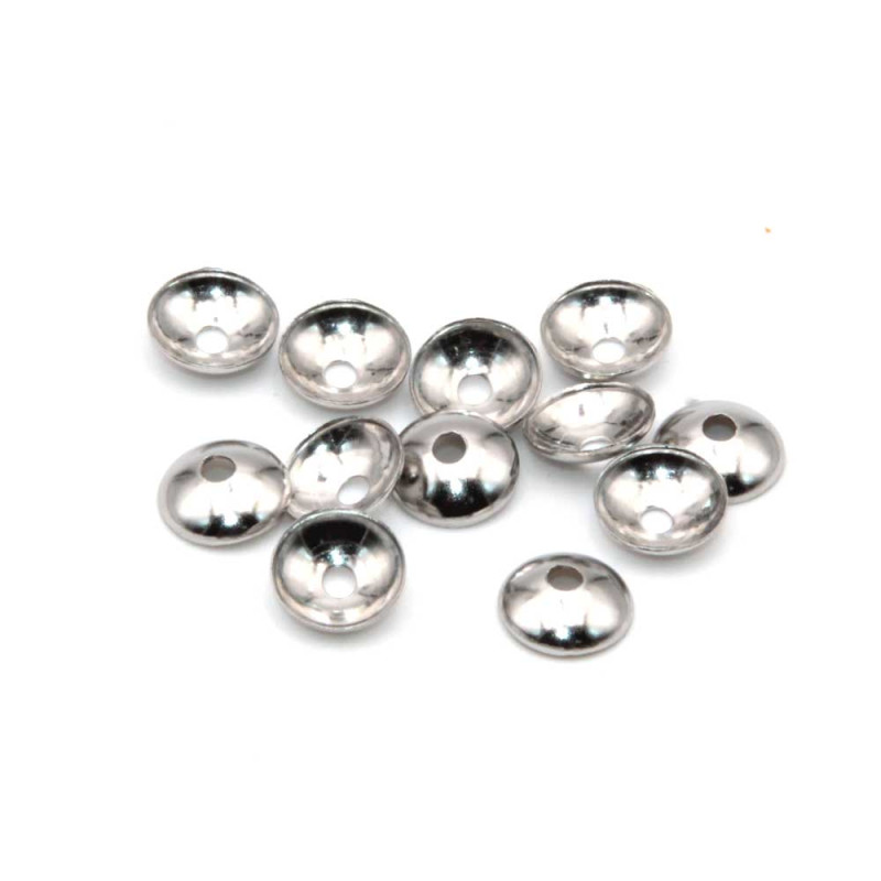 Coppette in acciaio 8 mm 50 pz (cop-acc-11) - pietreeminuterie.com