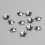 Coppette stella acciaio 7 mm conf. 20 pz