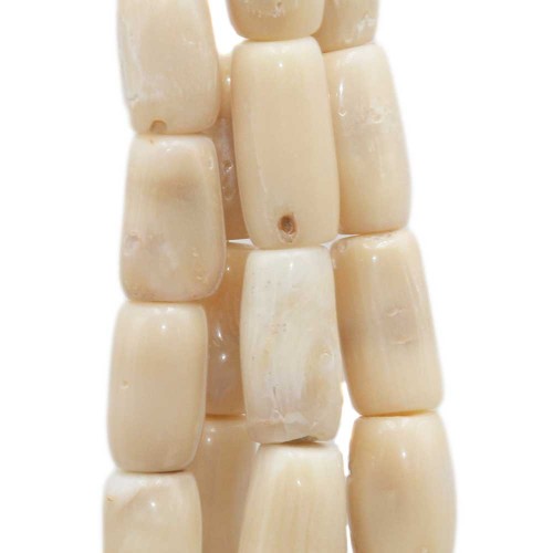 Corallo | Corallo bambù bianco colonna 15x10 circa 1 pz - 80cora881