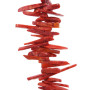Madrepora rossa bastoncini 25/50 mm 10 pz