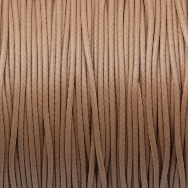 Cordino cerato caffè 1 mm conf. 15 mt (cer-1caf) - pietreeminuterie.com