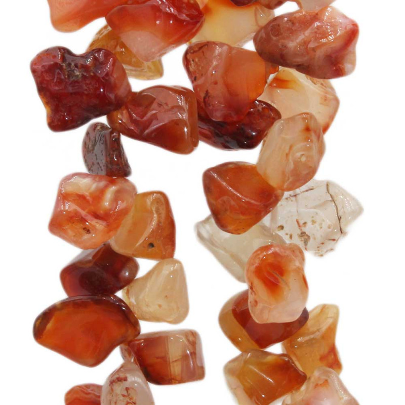 Corniola sasso foro laterale 16/24 mm grado 10 pz 