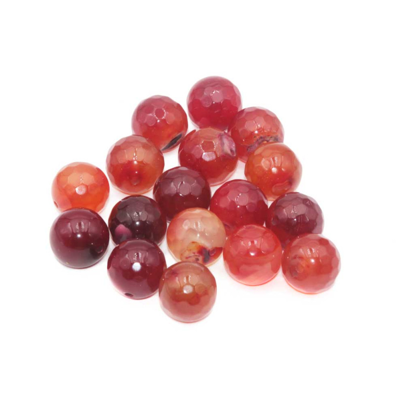 Corniola tonda sfac. 13 mm conf. 10 pz (corn-90a11) - pietreeminuterie.com