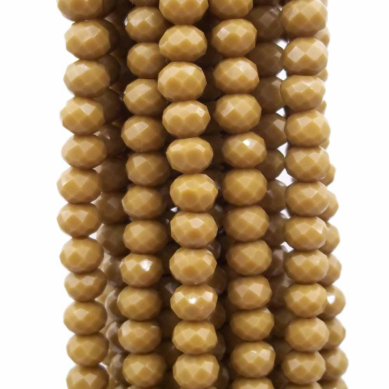 Cristalli rondella verde militare 5.7x4.8 mm filo 40 cm (rr8) - pietreeminuterie.com