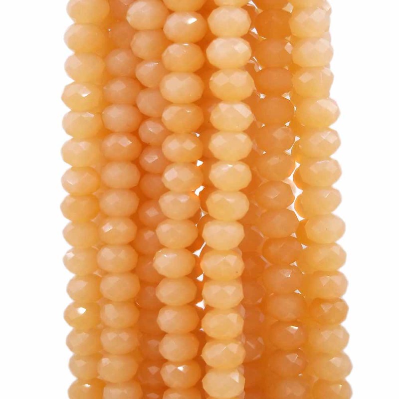 Cristalli rondella pesca 5.7x4.8 mm filo 40 cm (rr10) - pietreeminuterie.com