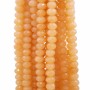 Cristalli rondella pesca 5.7x4.8 mm filo 40 cm  