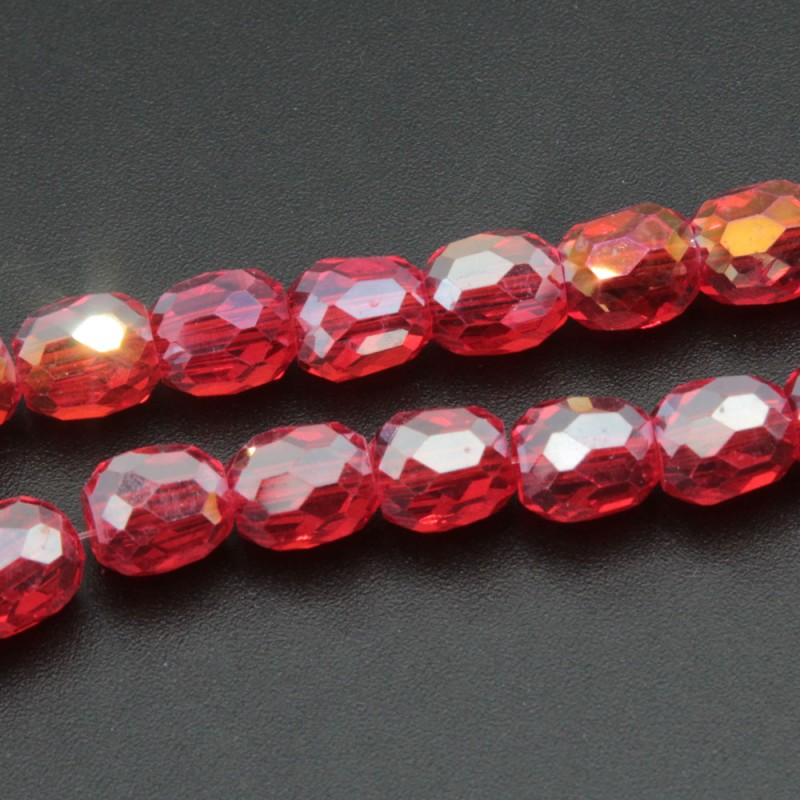 Cristalli barilotto 8x7.5 mm purple persian A/B conf. 20 pz (purple-p1) - pietreeminuterie.com