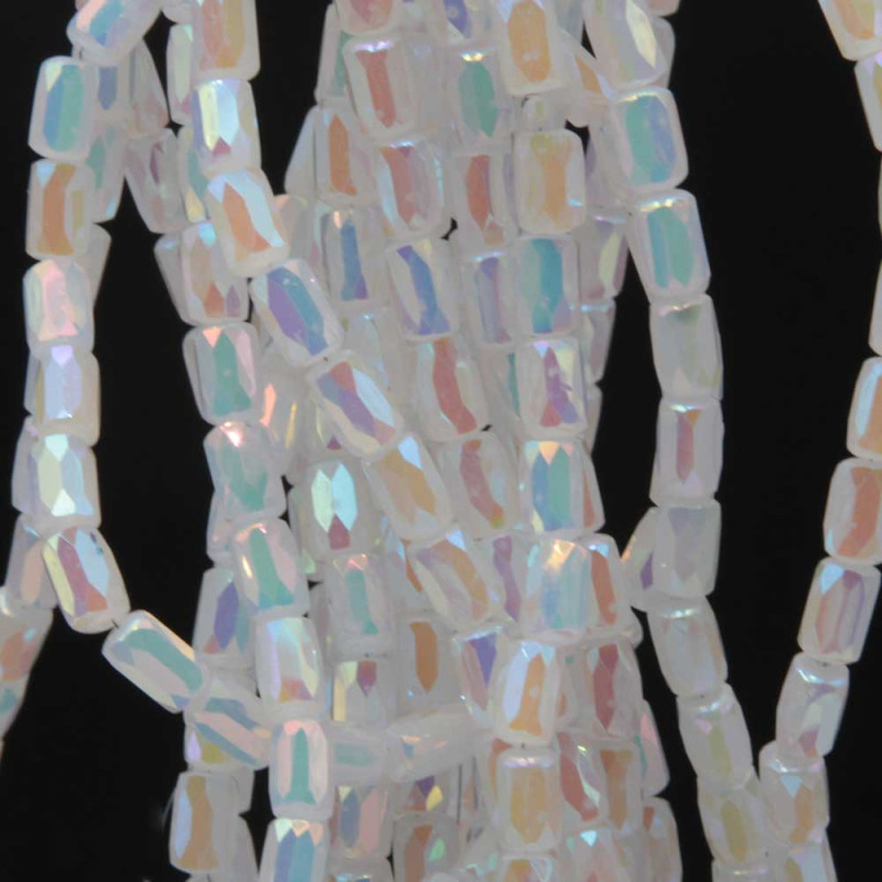 Cristalli colonna 6x4 mm opale A/B grado A++ filo 45 cm (colo-212) - pietreeminuterie.com
