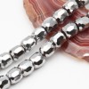 Cristalli barilotto 8x7.5 mm silver conf. 20 pz (silver-87mm) - pietreeminuterie.com