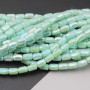 Cristalli colonna 6x4 mm base light tiffany, boreale A/B grado A++ filo 45 cm