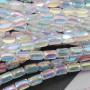 Cristalli colonna 6x4 mm trasparenti, boreale A/B grado A++ filo 45 cm