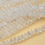 Cristalli bicono 6 mm trasparenti filo 40 cm