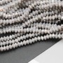 Cristalli bicono 4x3 mm grey a/b filo 40 cm