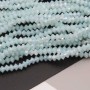 Cristalli bicono 4x3 mm light blue a/b filo 40 cm