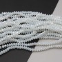 Cristalli bicono 4x3 mm opale a/b filo 40 cm