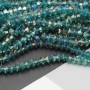 Cristalli bicono 6 mm light green a/b filo 40 cm