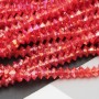 Cristalli bicono 6 mm light red a/b filo 40 cm