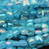 Cristalli quadrati grado A++ 4 mm base azzurra A/B filo 40 cm (qu-0c1av) - pietreeminuterie.com