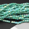 Cristalli quadrati grado A++ 4 mm base tiffany A/B filo 40 cm (qu-121av) - pietreeminuterie.com