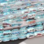 Cristalli rettangolari 9x6 mm trasparenti a/b grado A++ filo 40 cm