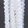 Cristalli rondella opale 4x3 mm filo 40 cm