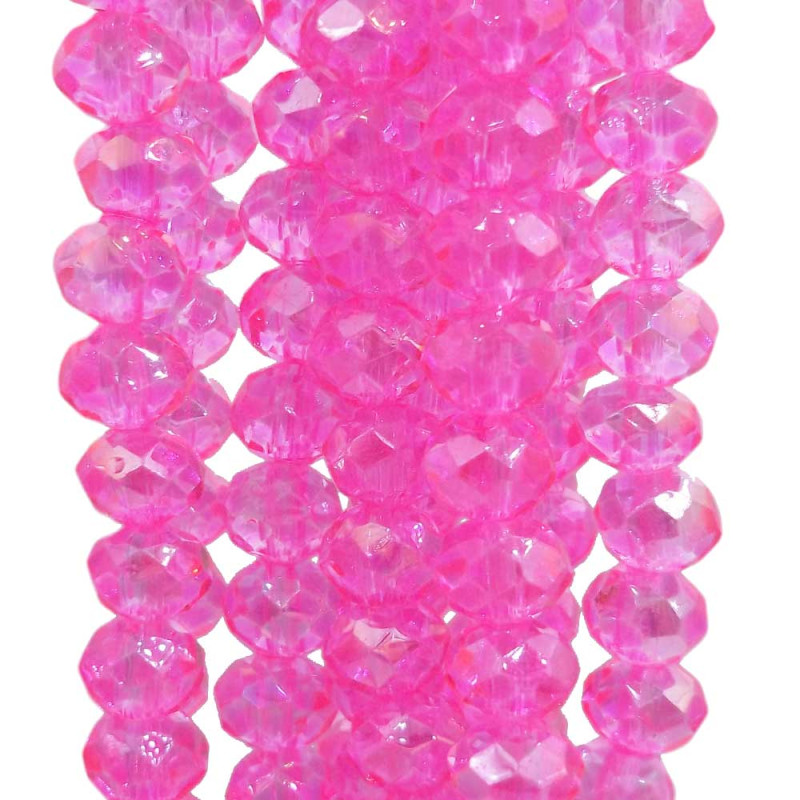 Cristalli rondella brilliant rose 5.6x4.6 mm filo 45 cm (brilli11) - pietreeminuterie.com