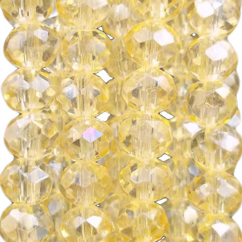 Cristalli rondella sundance a/b 5.7x4.7 mm filo 45 cm