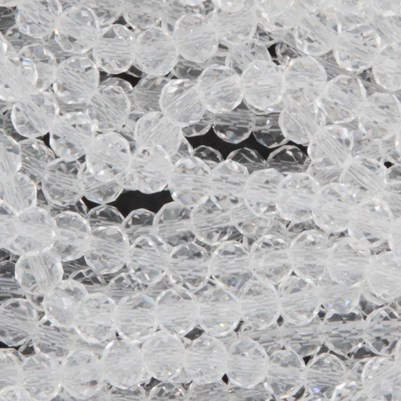 Cristalli rondella 6 mm trasparenti filo 40 cm - tra-1q1 - pietreeminuterie.com Cristalli rondella 6 mm trasparenti filo 40 cm (tra-1q1) - pietreeminuterie.com