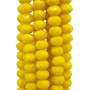 Cristalli rondella 6 mm Yellow filo 40 cm